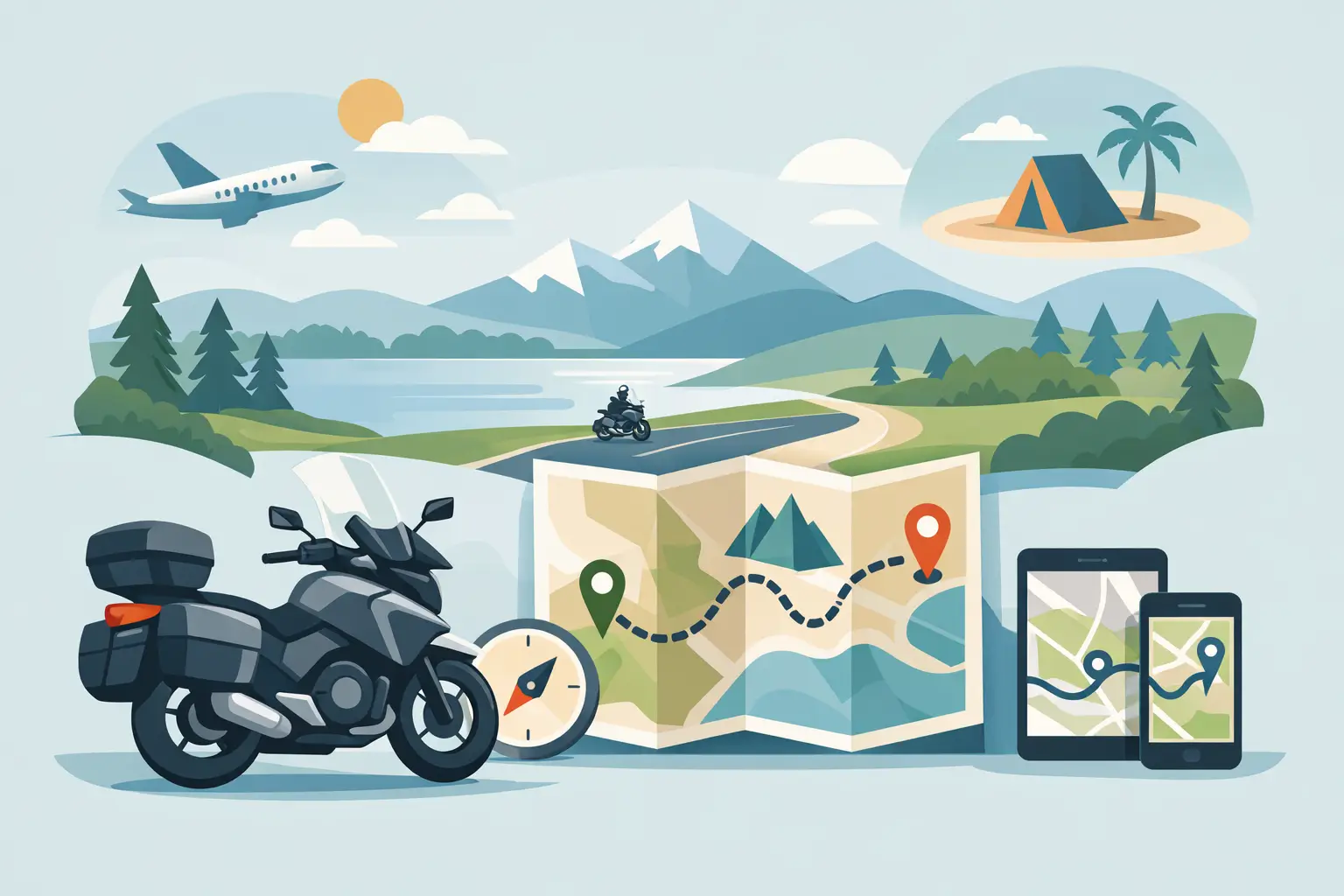 Build a Custom Motorcycle Tour Itinerary