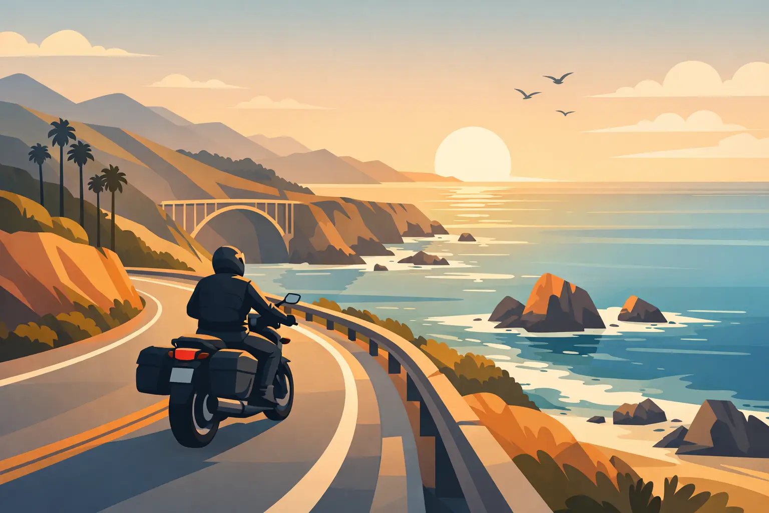 California Coast Motorcycle Tour, Done Right