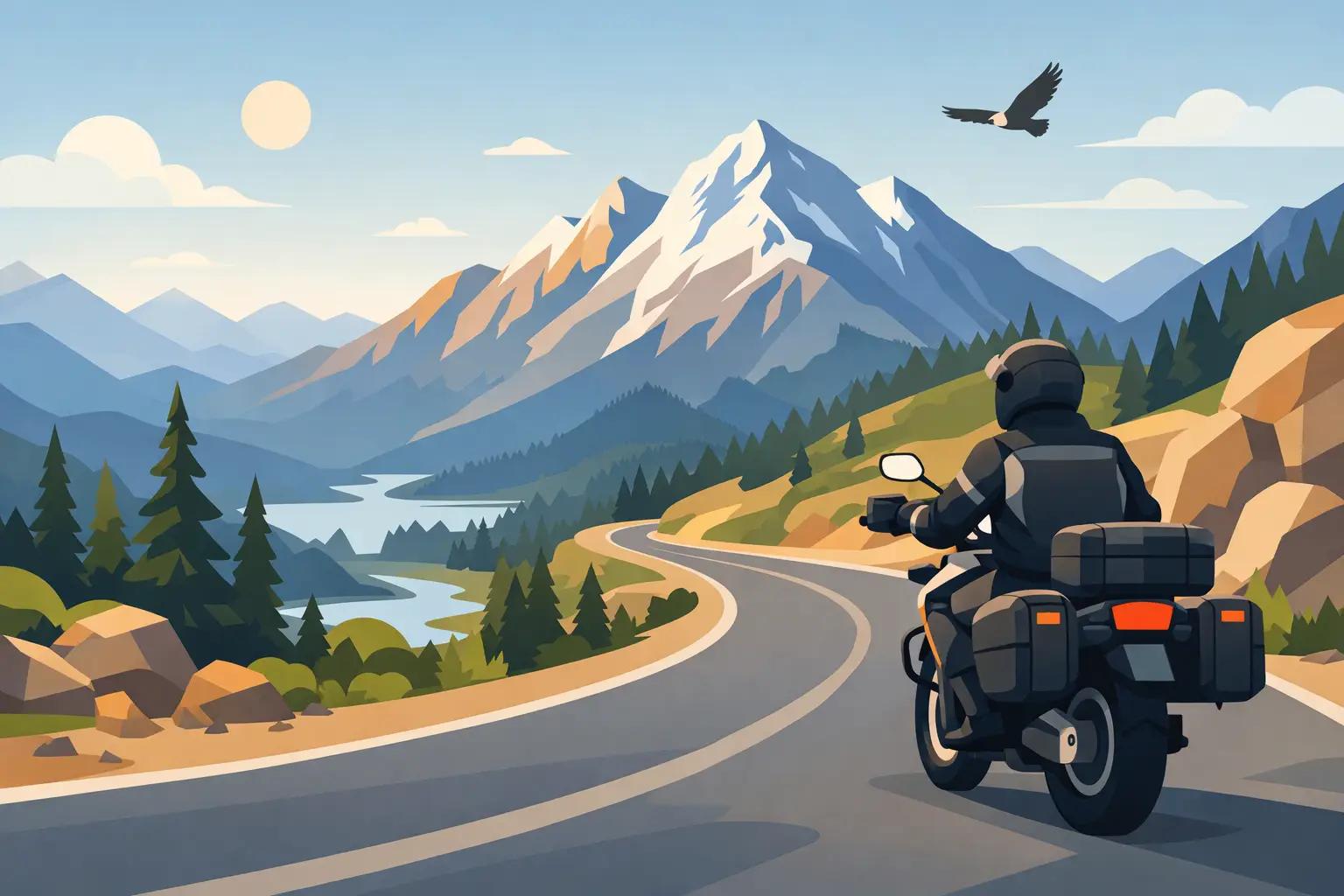 Colorado Mountain Motorcycle Tour, Privately Guided