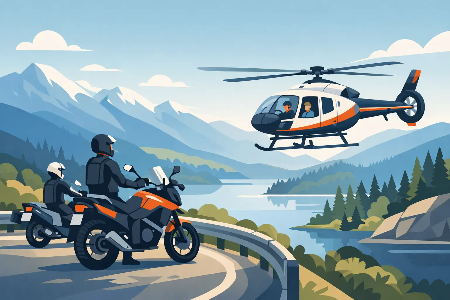 Is a Motorcycle Tour Helicopter Experience Worth It?