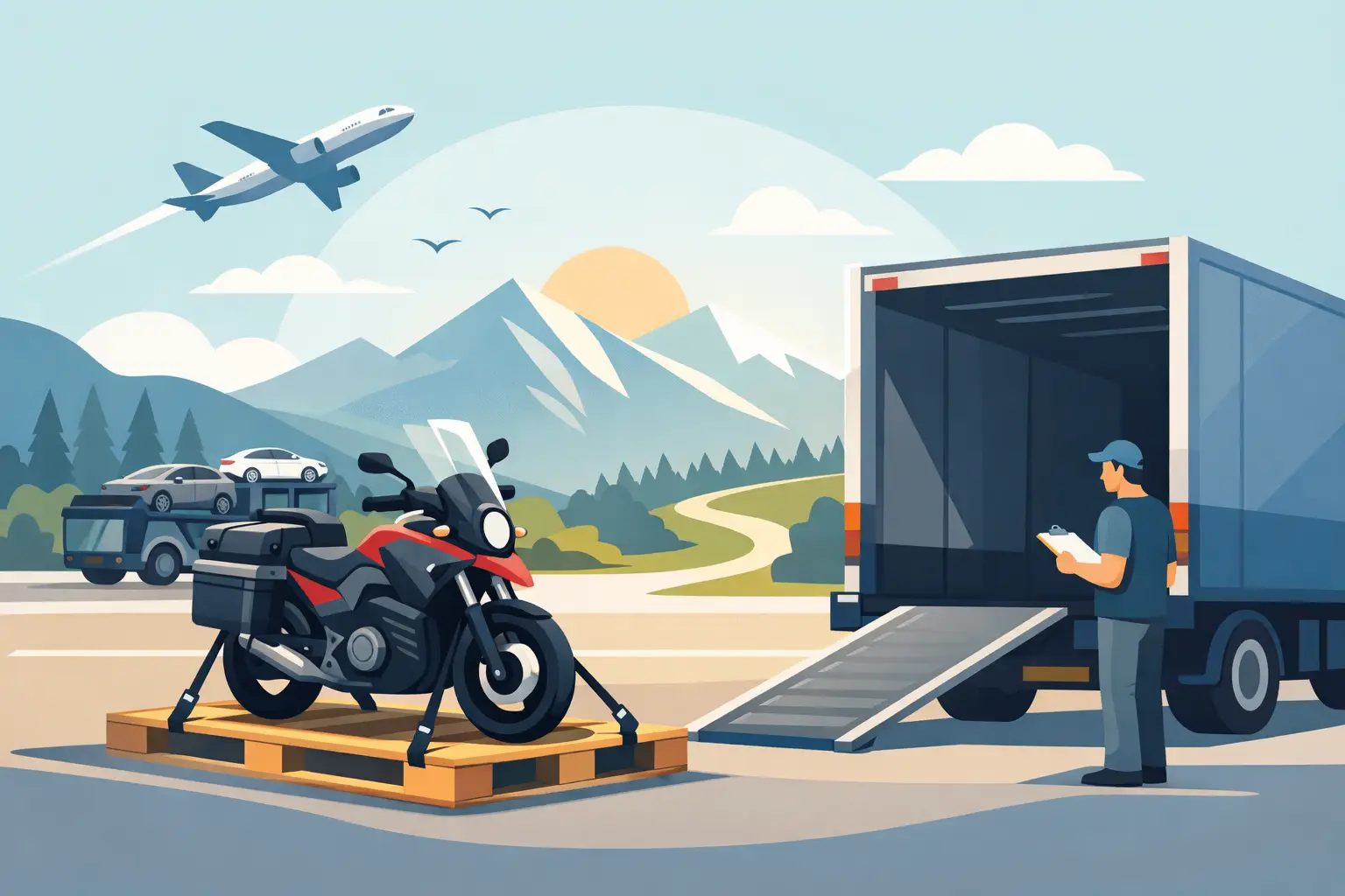Motorcycle Shipping for a Better Touring Escape