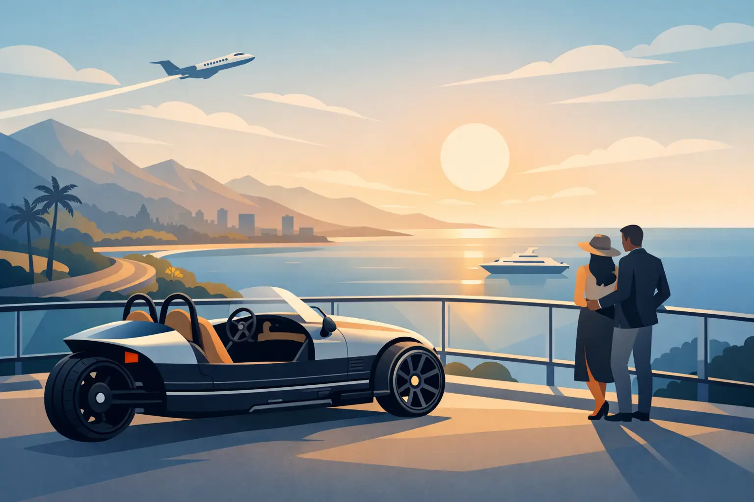 Vanderhall Rental for Private Luxury Touring