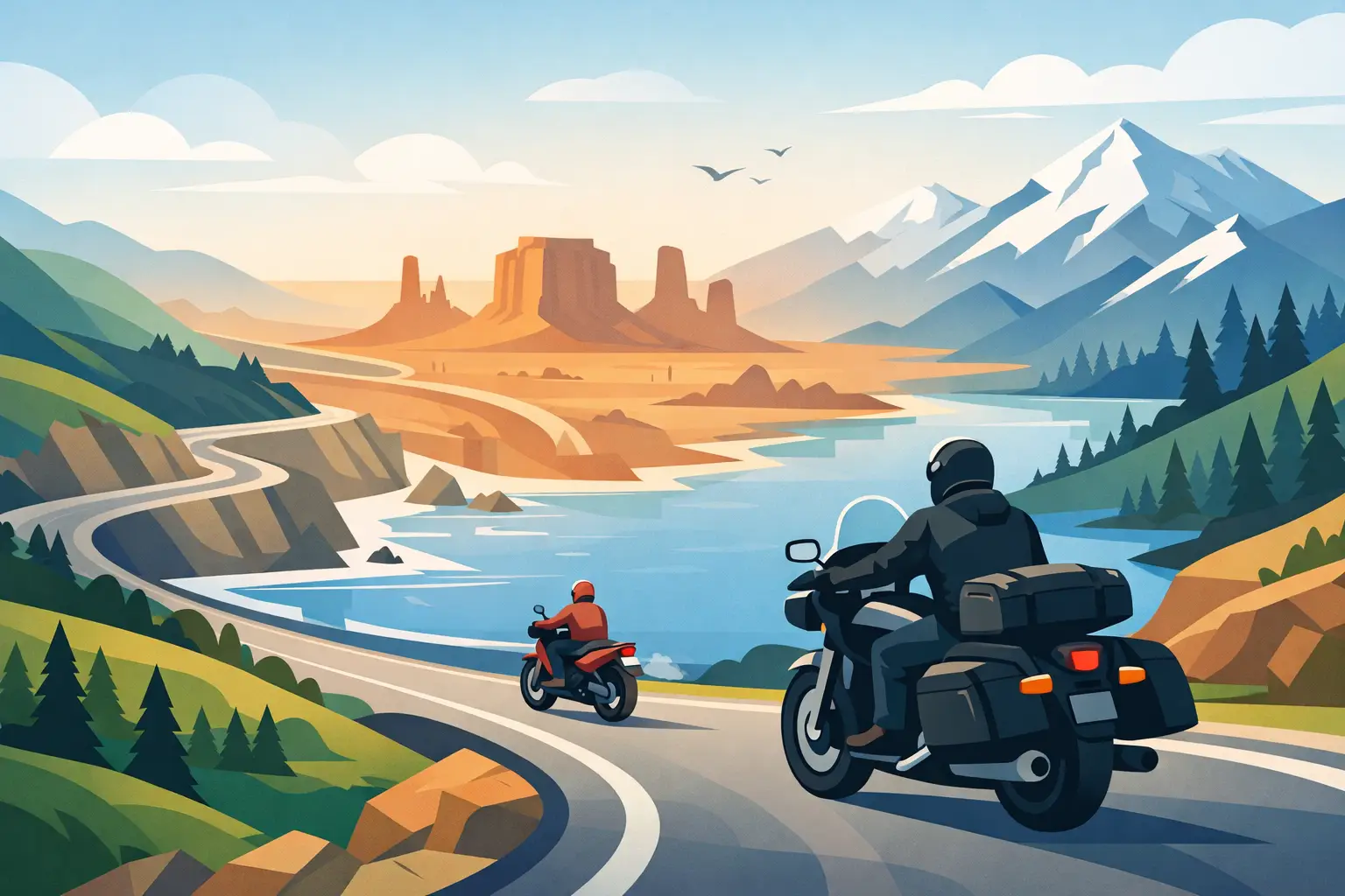 12 Best Motorcycle Routes Nationwide to Ride