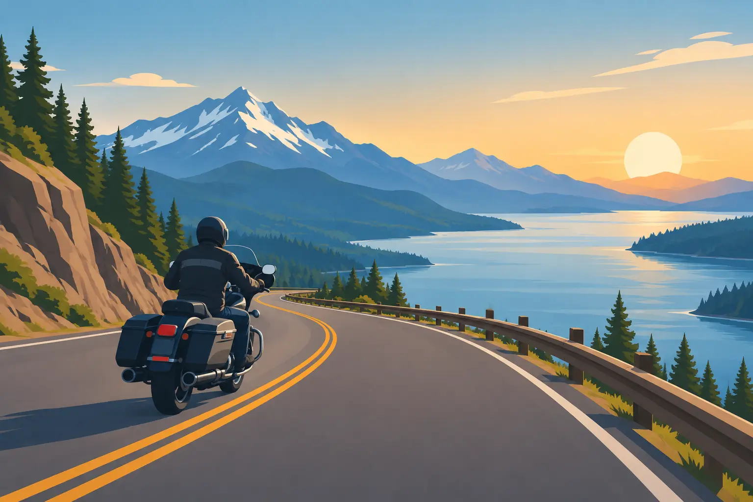 12 Best Roads for Motorcycle Touring in America