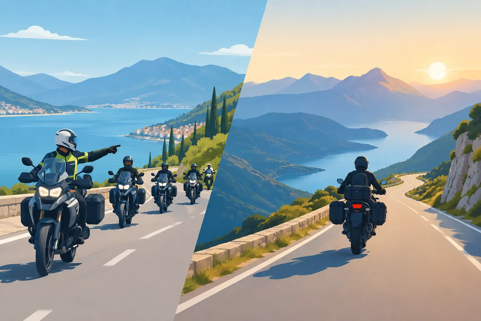 Guided Versus Self Guided Touring for Luxury Riders
