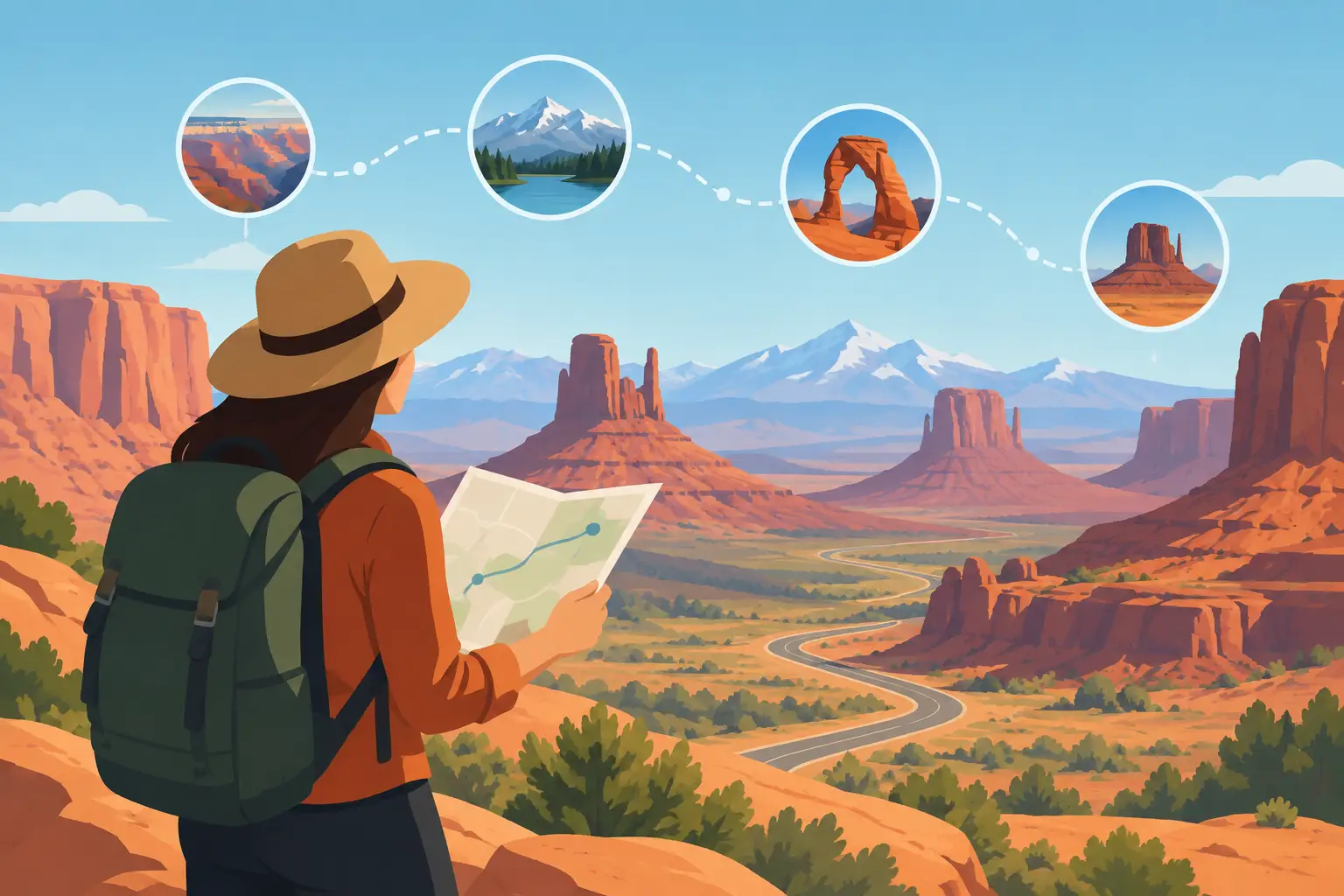 Tour Itinerary Flexibility for the American West